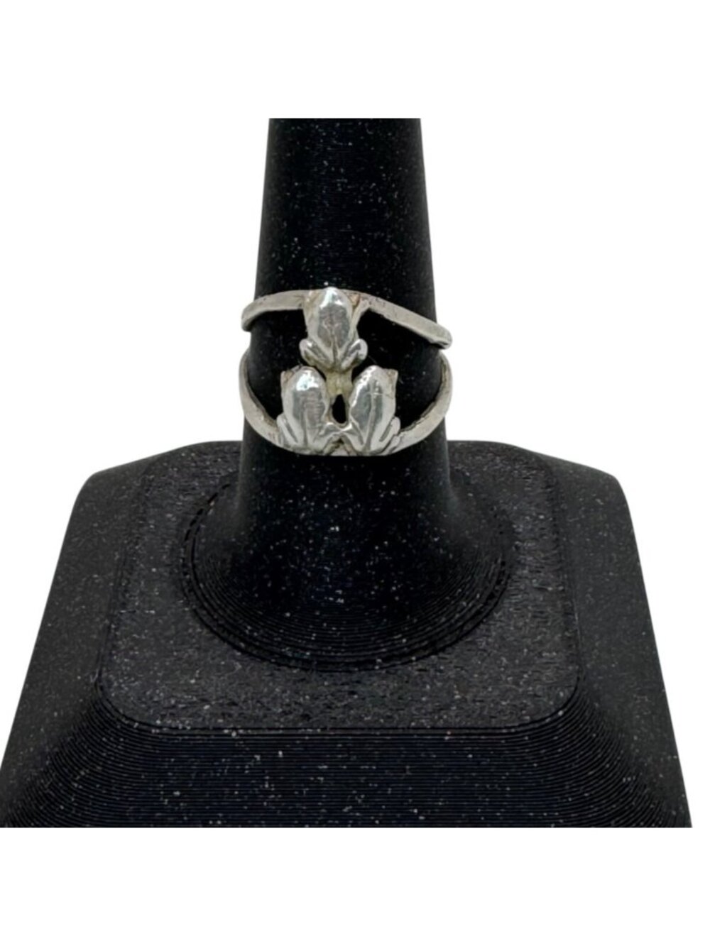 Vintage Sterling Silver Tree Frog Ring Size 7 Nature Inspired Boho Animal Band
